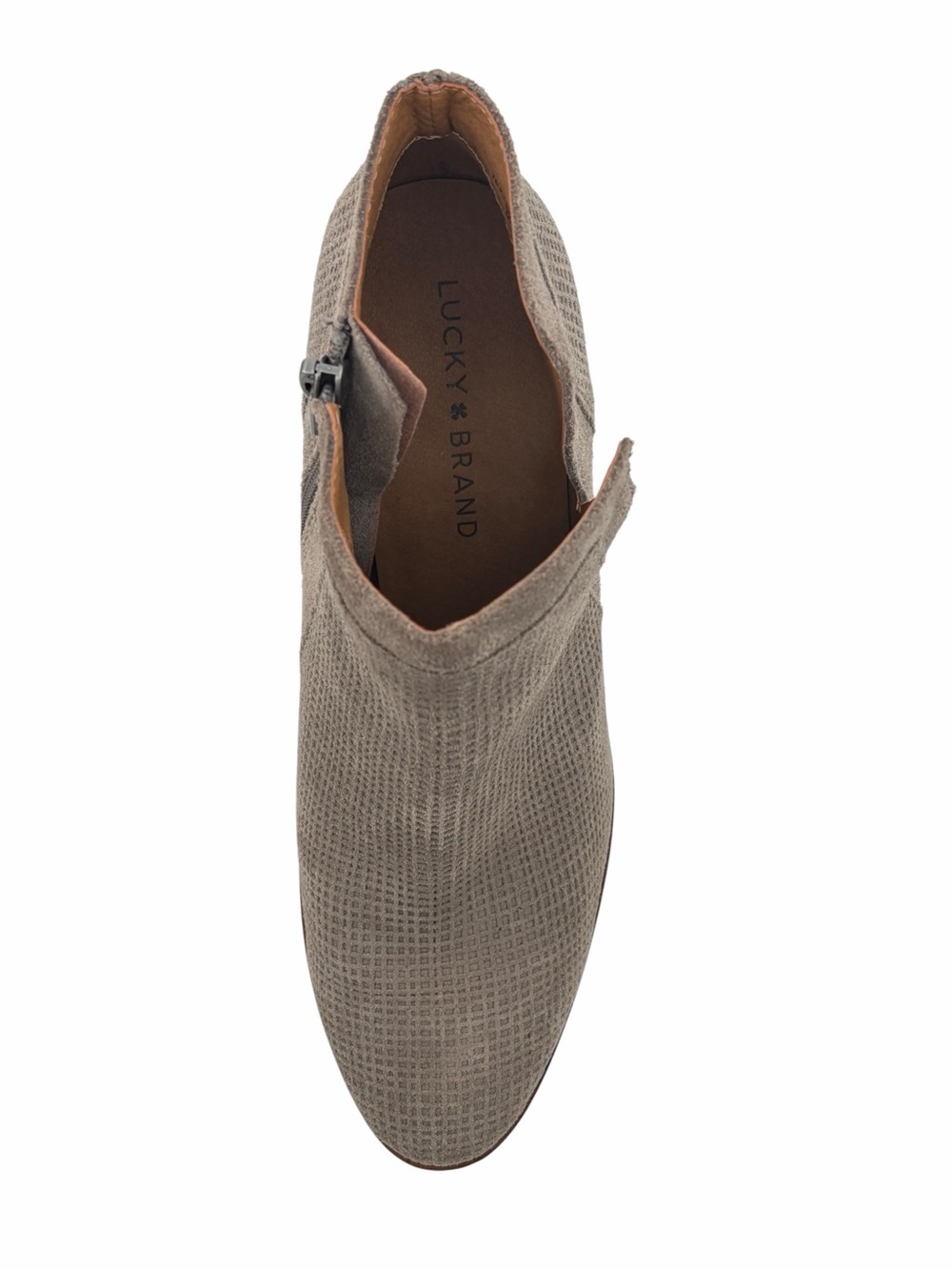 LUCKY BRAND Ponic Suede Ankle Bootie - Picture 8 of 12